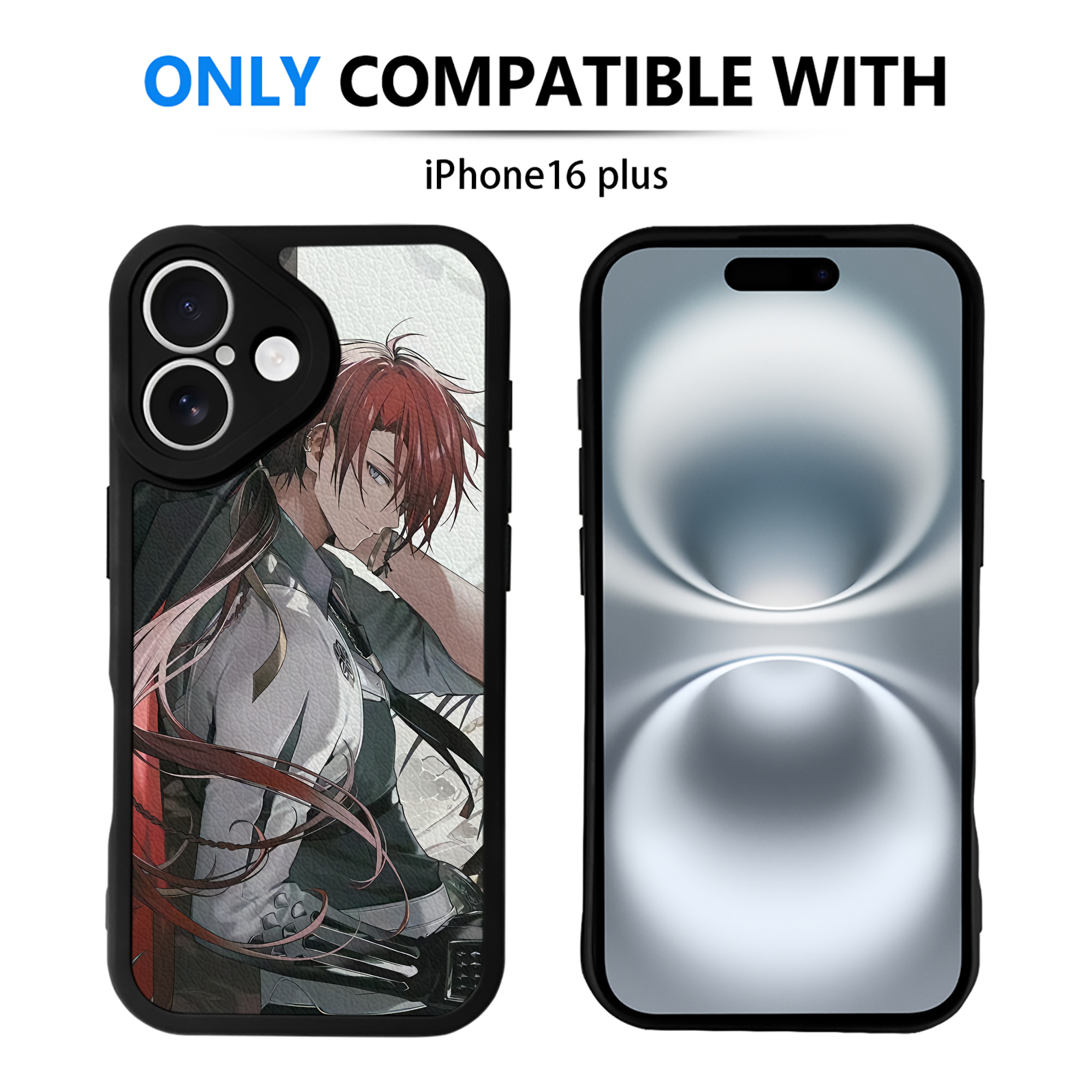 （画像用） 刀剣乱舞 Touken Ranbu 【iPhone 16シリーズ対応】シリコンスマホケース（レザー調） 材質：シリコン